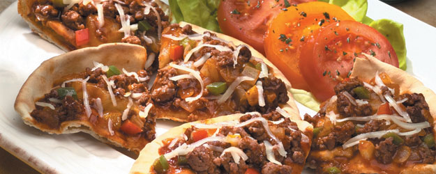 Ground Lamb Pizza