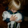 Grandson with newborn