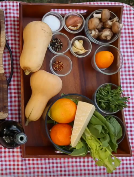 Ingredients leg of lamb