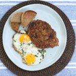 Goat steak crispy fried