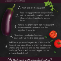 Roasted Eggplant Salad (Infographic) SSF Eggplant salad FINAL-01-01