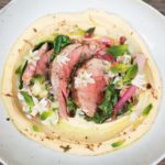 Goat Leg Baked With Hummus