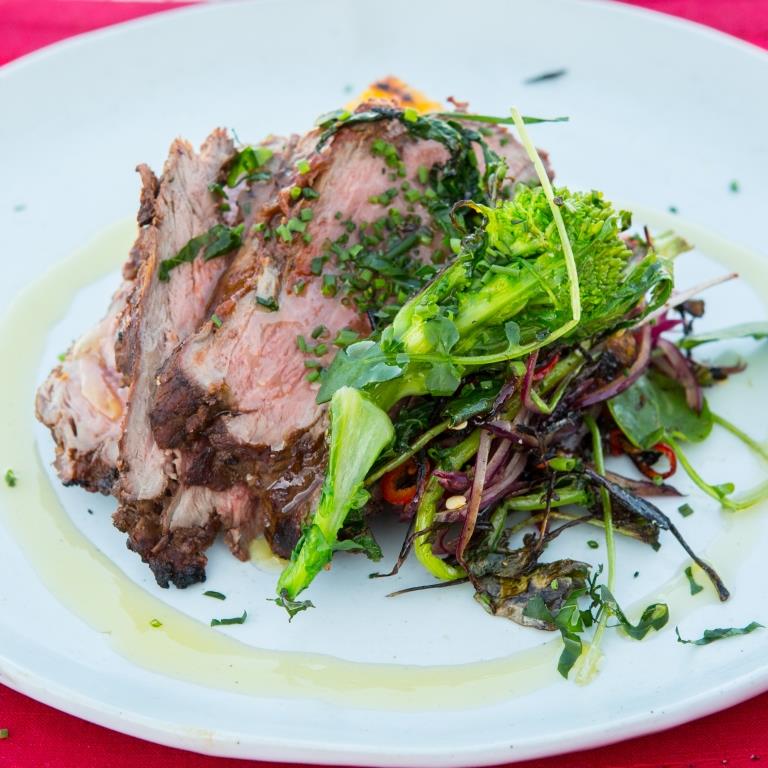 Middle Eastern Grilled Goat Leg
