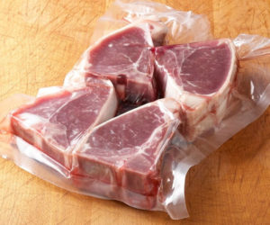 fresh goat chops