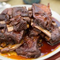 Riblets in Sauce Ready for Plating