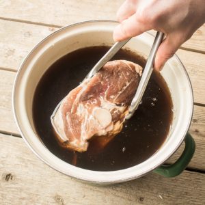 How to cook lamb or goat ham
