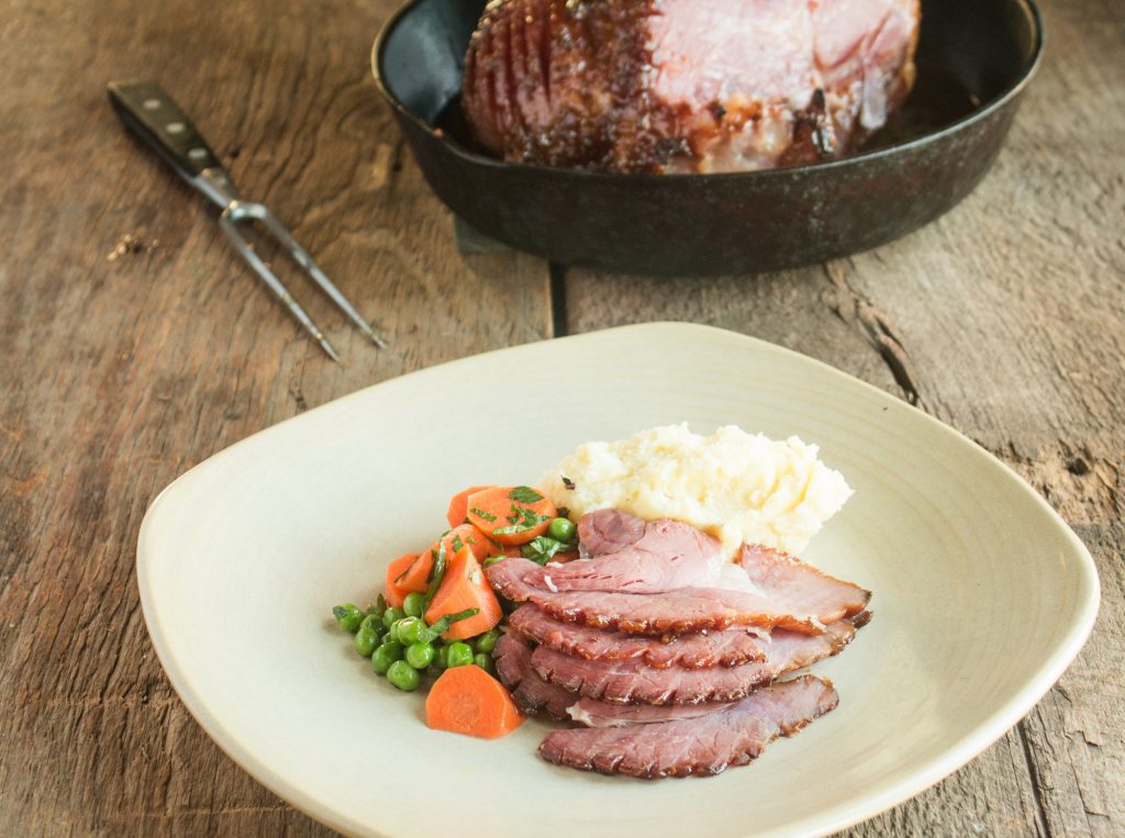 Grass fed lamb or goat ham Easter Dinner Idea