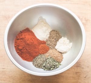 Homemade creole spice mixture