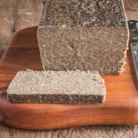 Grass fed lamb or goat scrapple