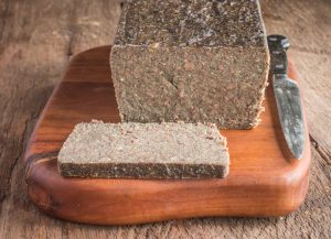 Grass fed lamb or goat scrapple