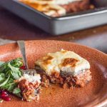 Grass fed lamb or goat moussaka
