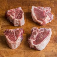Grass fed lamb loin chops