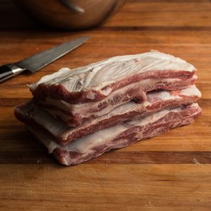 How to cook lamb or goat ribs, cutting and trimming.
