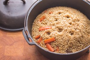 Grass fed lamb or goat plov recipe
