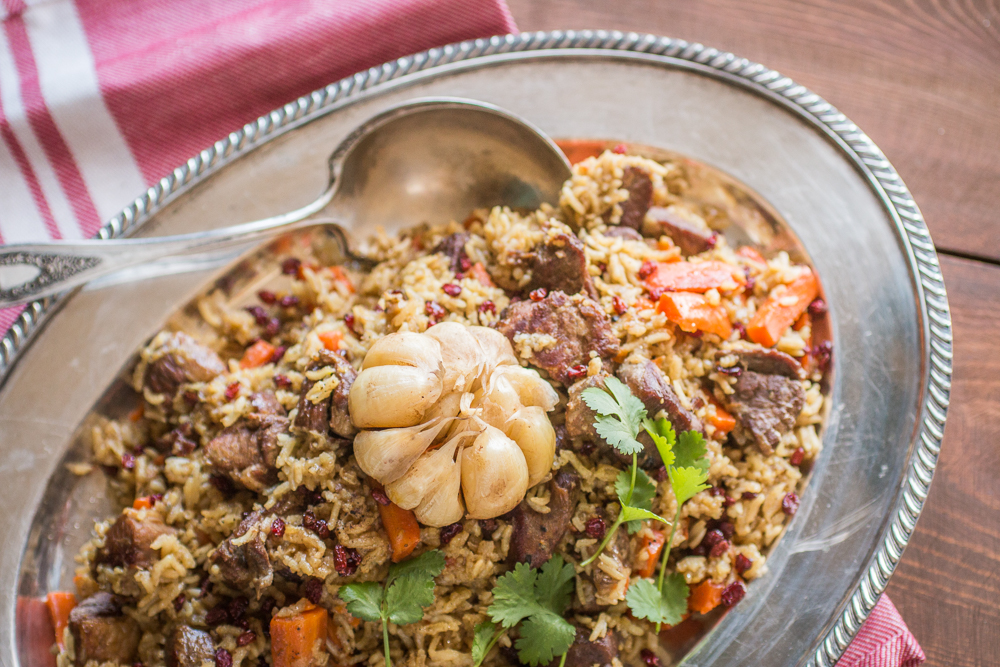 Grass fed lamb or goat plov recipe