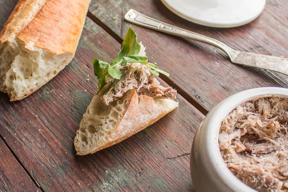 Lamb or goat rillettes recipe