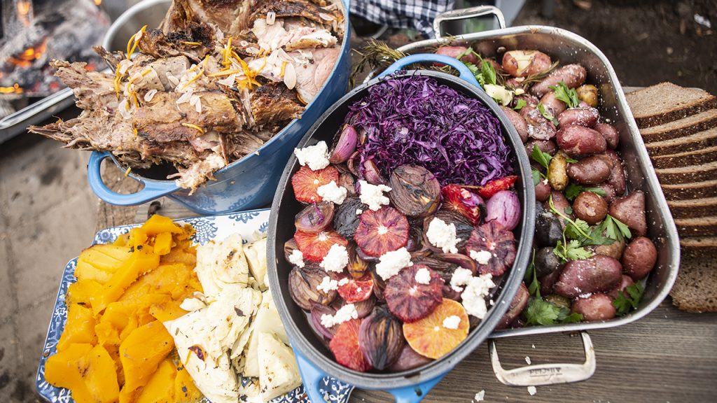 Grass fed goat al asador recipe