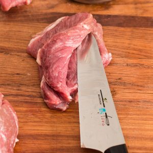 Pounding lamb scallopini