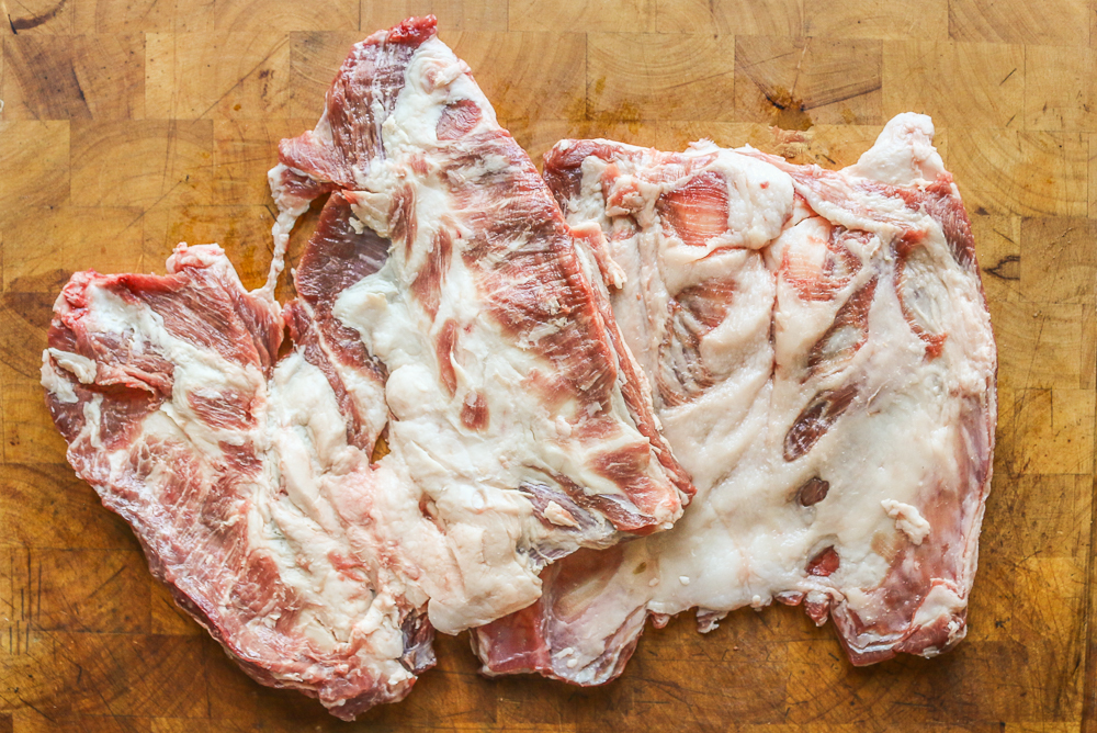 Grass fed lamb or goat breast
