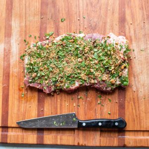 How to debone, stuff, and cook a lamb saratoga rib roast or saratoga roll