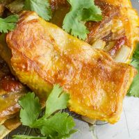 crisped browned lamb ribs