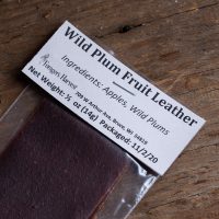 Wild Plum Fruit Leather