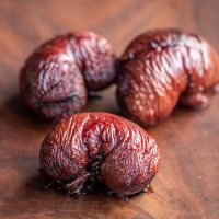 Smoked lamb kidney treats for dogs
