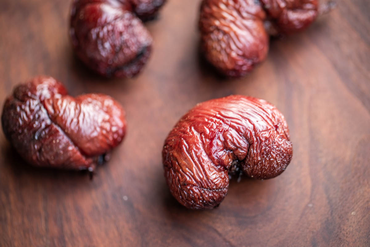 Smoked lamb kidney treats for dogs