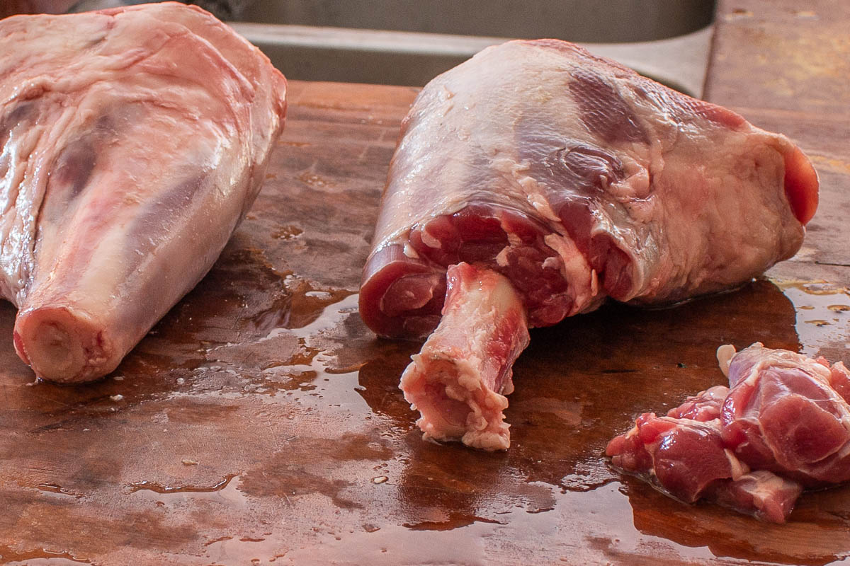 Greek lamb or goat shank recipe
