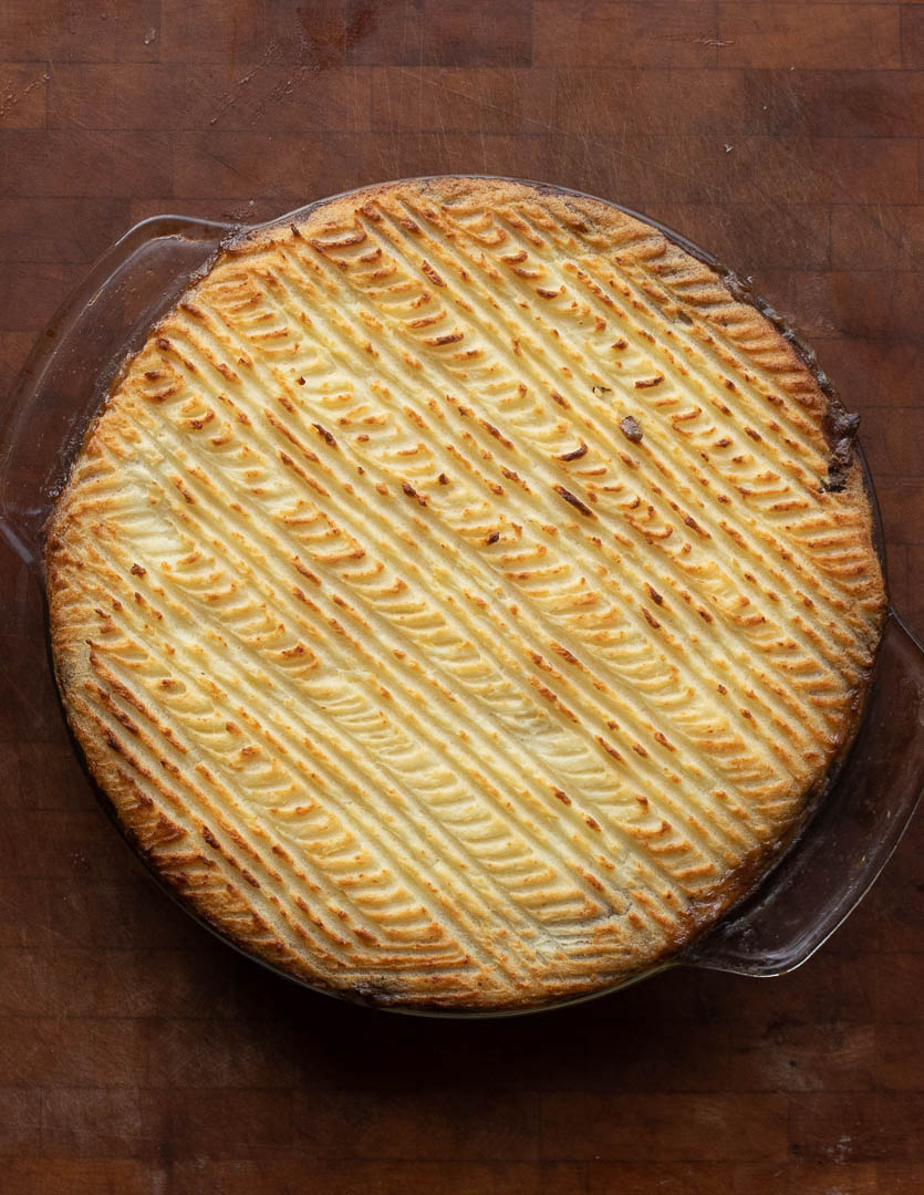 Lamb or goat steak and kidney pie with potato crust (14)