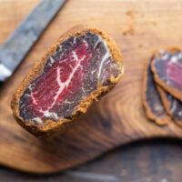 Mutton, lamb or goat bastirma or pastirma recipe