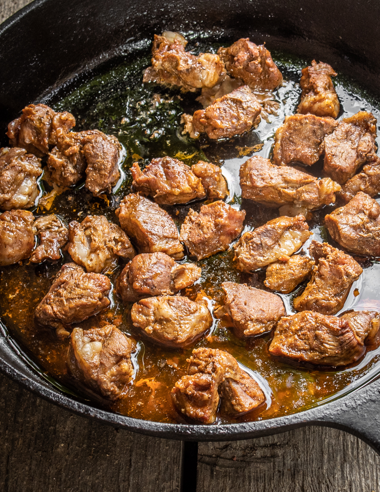 Harissa marinated lamb or goat shoulder recipe