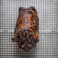 Smoked lamb or goat neck recipe
