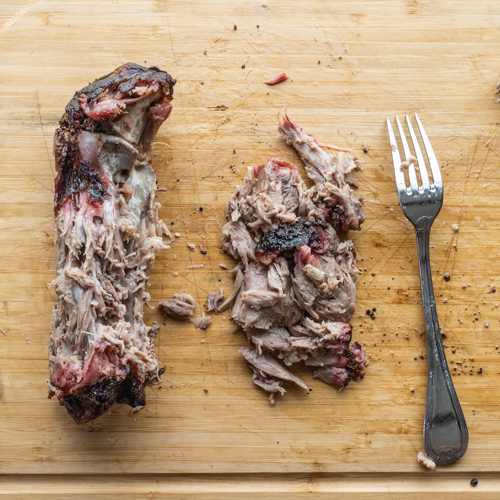 Smoked lamb or goat neck recipe