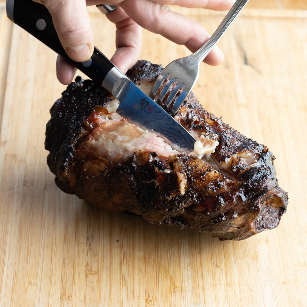 Smoked lamb or goat neck recipe