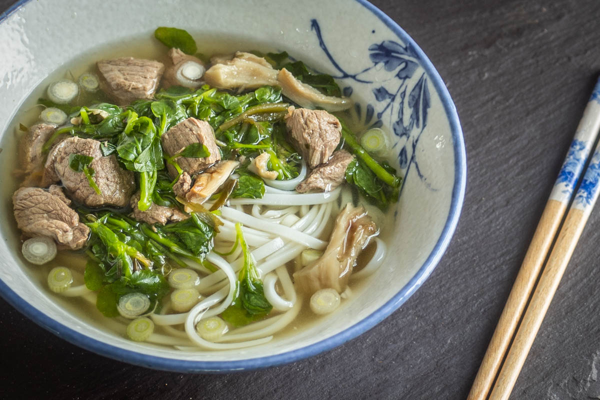 Chinese lamb and watercress soup
